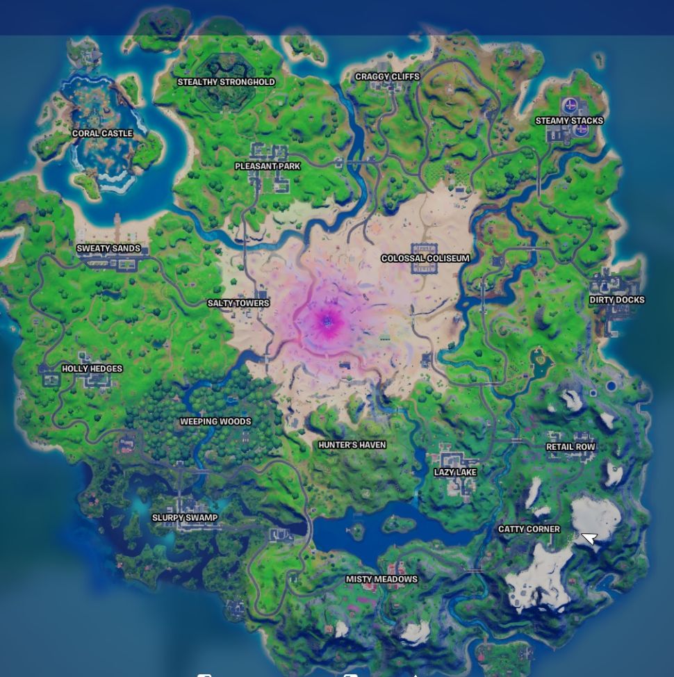 Mapa de Fortnite 